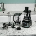 Ninja 1200W 3-in-1 Food Processor with Auto IQ - Black & Silver | BN800UK