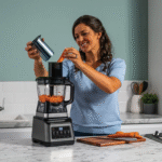 Ninja 1200W 3-in-1 Food Processor with Auto IQ - Black & Silver | BN800UK