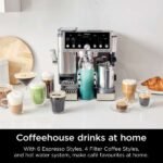 Ninja Luxe Café Pro Coffee Machine - Black & Stainless Steel | ES701UK