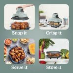 Ninja CRISPi 4-in-1 Portable Glass Air Fryer - Sage | FN101UKSG