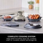 Ninja CRISPi 4-in-1 Portable Glass Air Fryer - Stone | FN101UKST