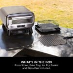 Ninja Artisan Electric Outdoor Pizza Oven & Air Fryer - Grey | MO201UK