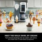 Ninja Swirl by CREAMi 13-in-1 Soft Serve & Ice Cream Maker - Platinum Silver | NC701UK