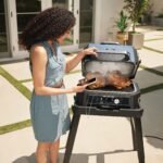 Ninja Woodfire Pro Connect XL Outdoor Electric BBQ Grill & Smoker - Black & Blue | OG901UK