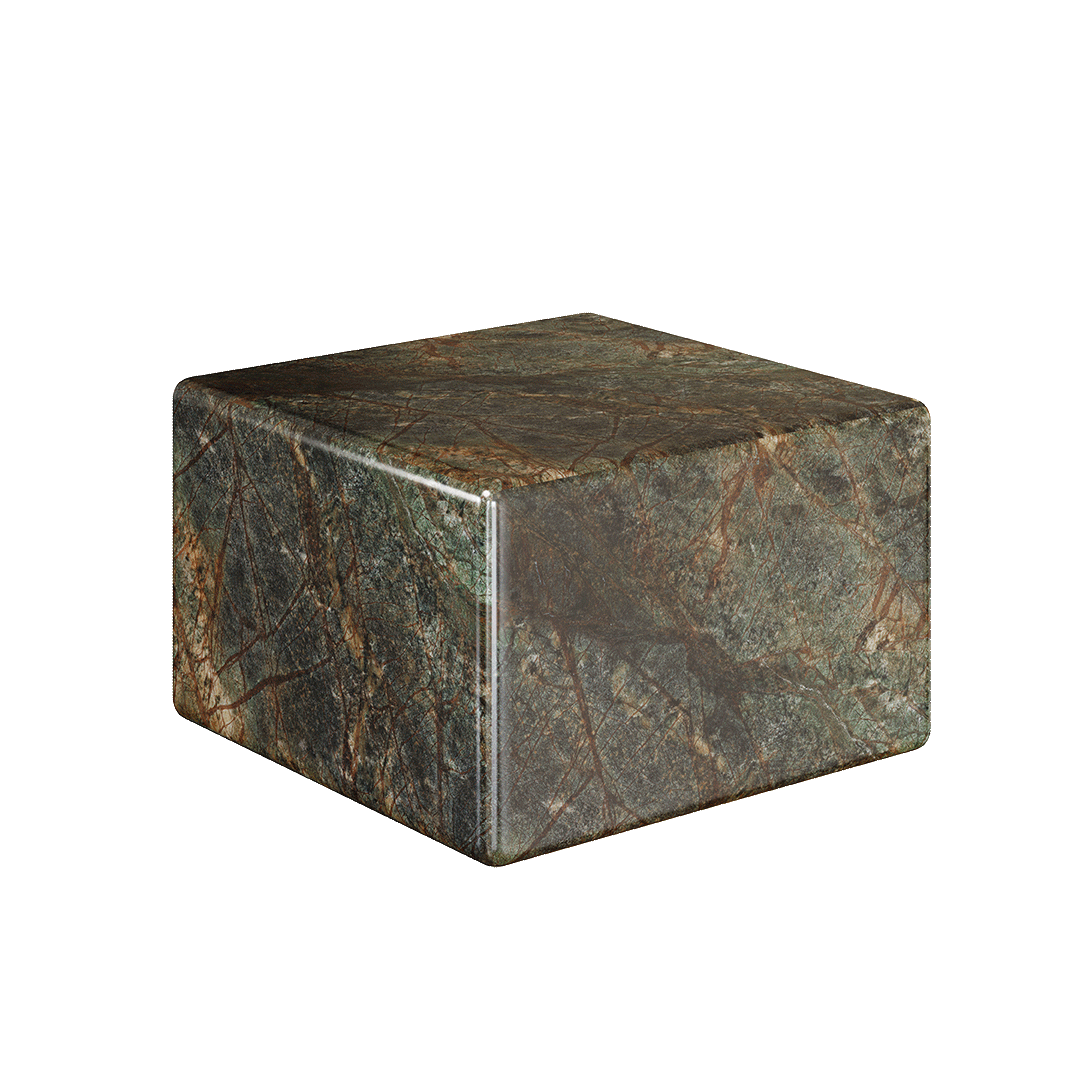 Cerazo Marble Coffee Table, Forest Green - Image 6