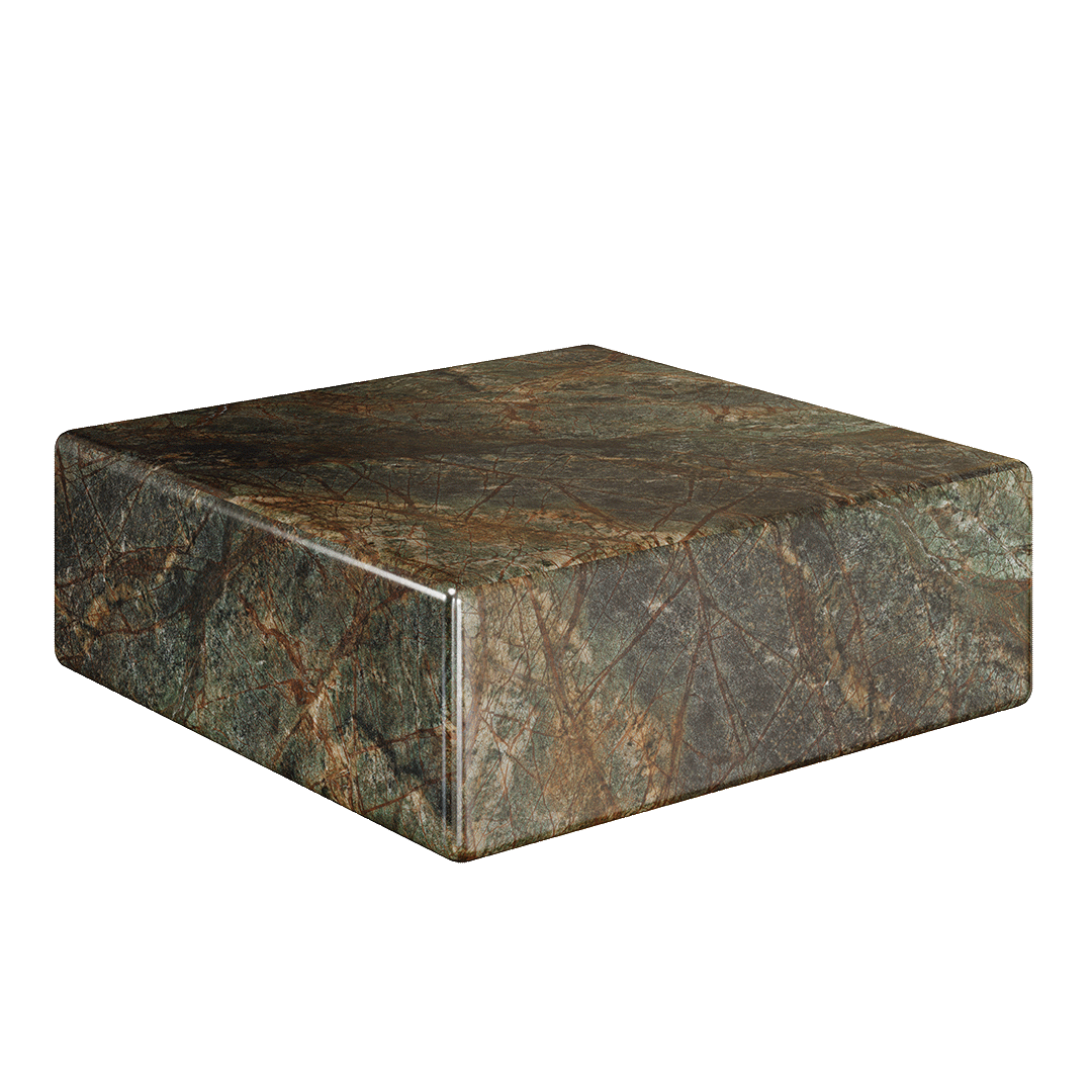 Cerazo Marble Coffee Table, Forest Green - Image 7