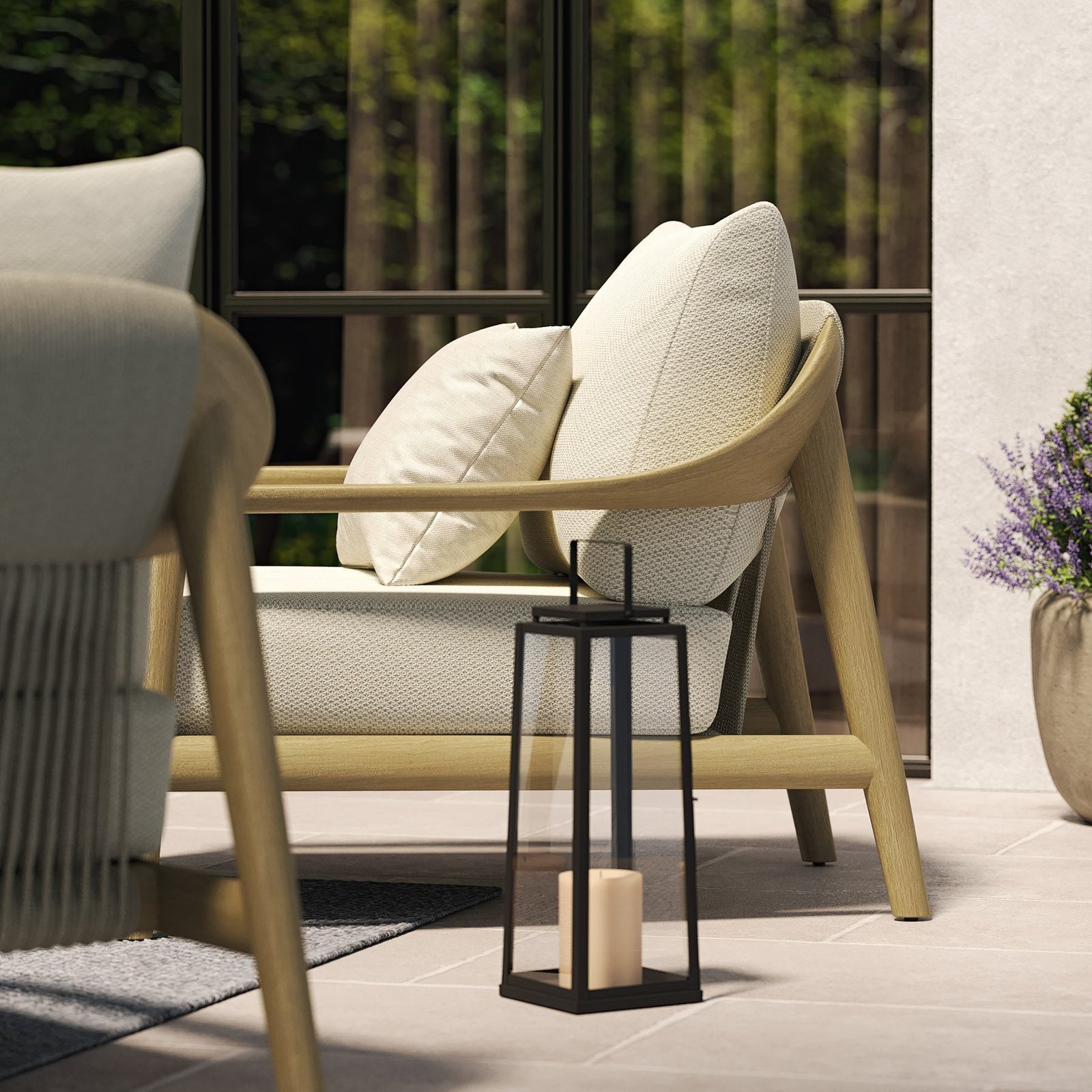 N1 Lounge Chair Light Teak - Image 7