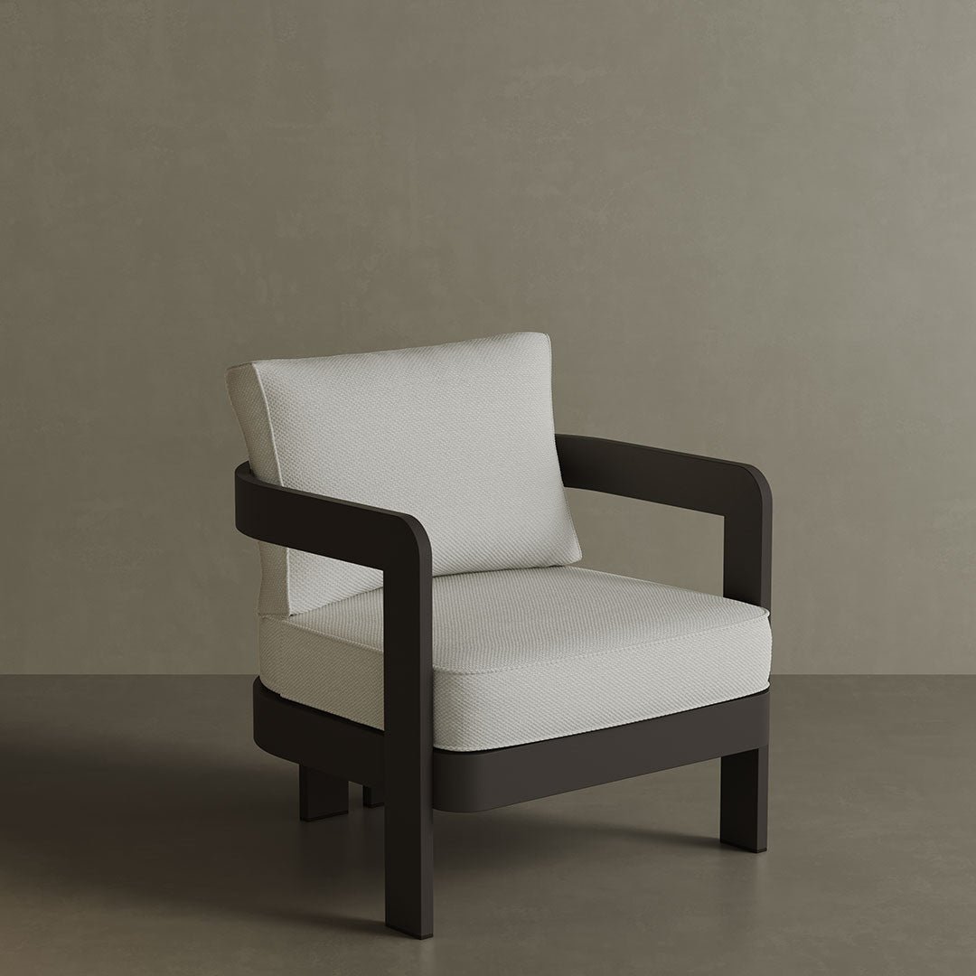 N3 Kohl Lounge Chair Cirrus Textured Weave