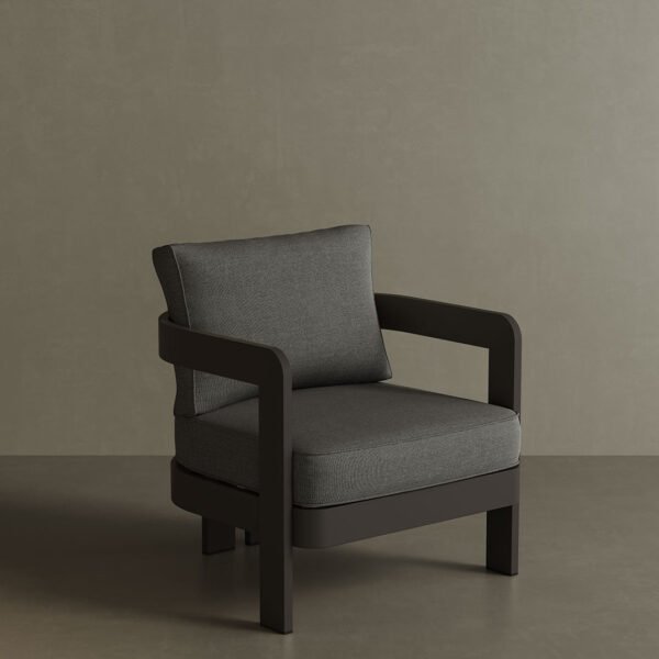 N3 Kohl Lounge Chair Smoke Weave