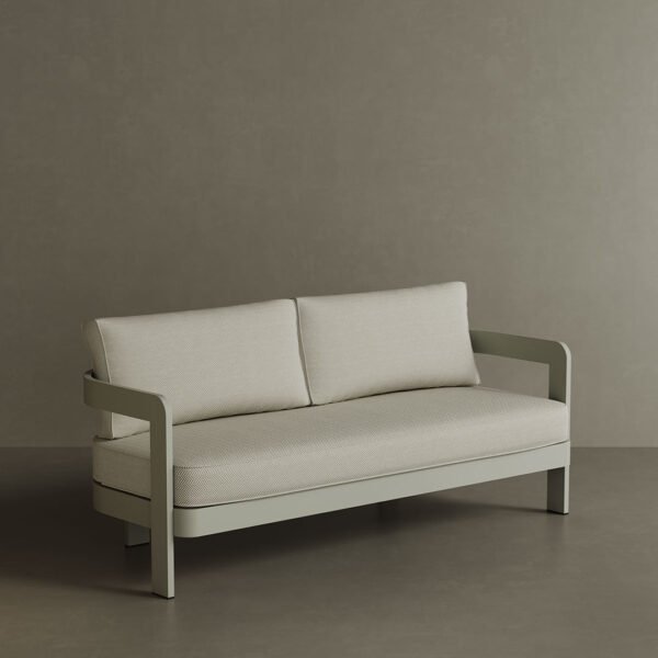 N3 Taupe Three Seater Sofa Pearl Herringbone