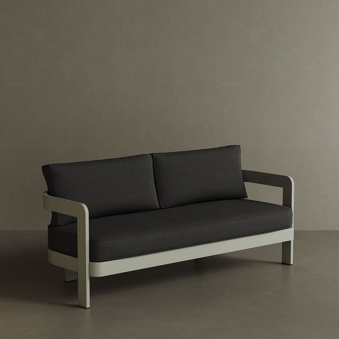 N3 Taupe Three Seater Sofa Shadow Canvas