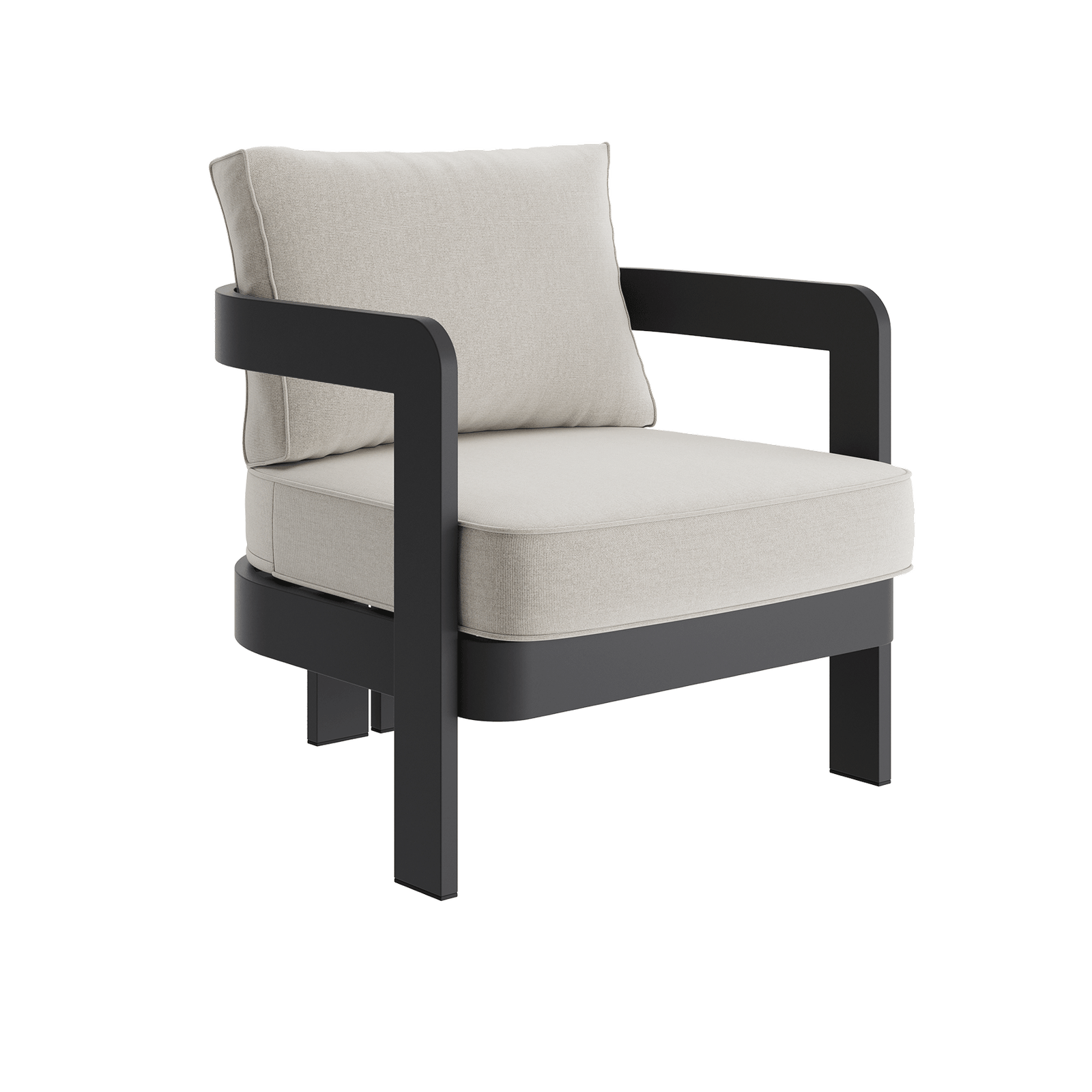 N3 Kohl Lounge Chair Bone Canvas - Image 2