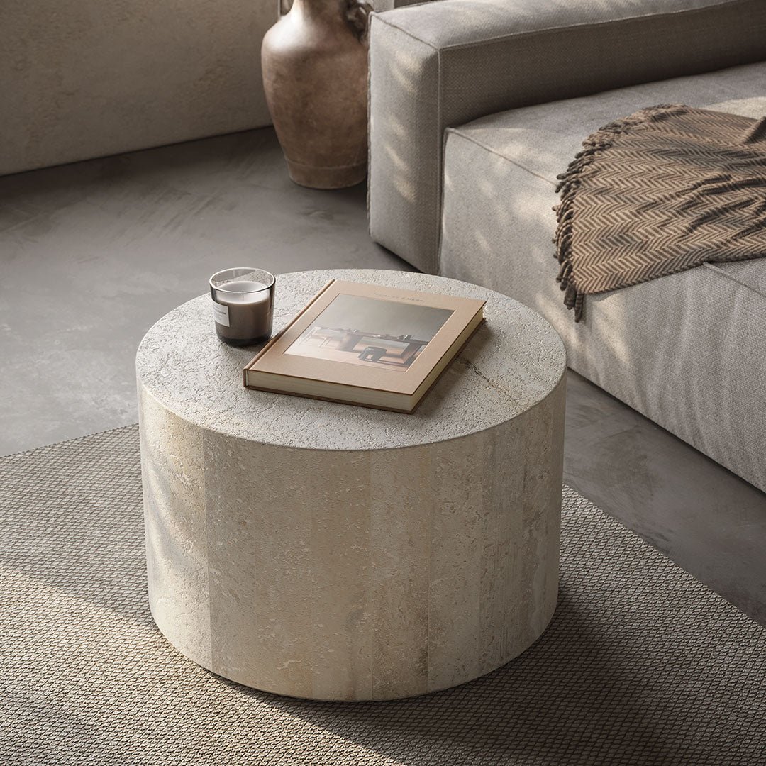 Porto-white-travertine-coffee-table-60cm-Lifestyle1